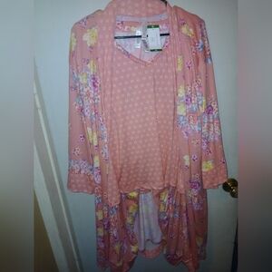 Flora Nikrooz Pink Floral 3pc Pajama Set